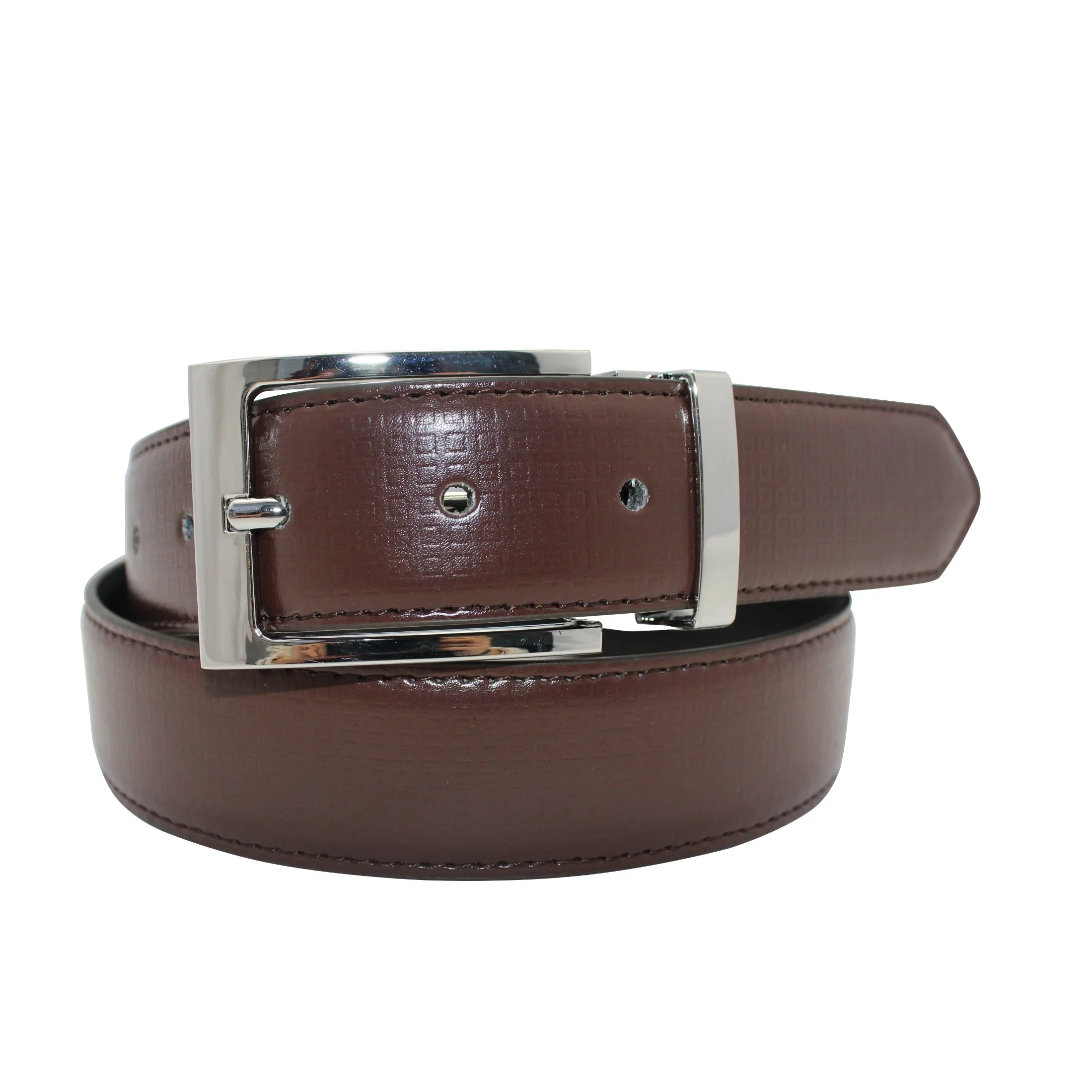 Wholesale/Supplier Custom Designer Fashion Brand Reversible Belt Rotated Buckle (35-23043)