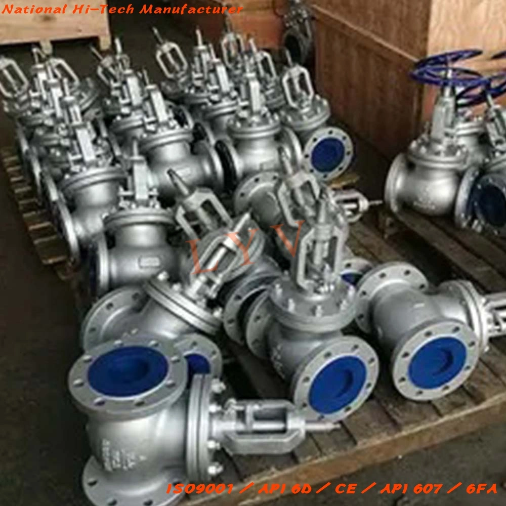 Industrial API600 BS1873 Wcb Lcb SS304 SS316 Manual Globe Valve for Oxygen