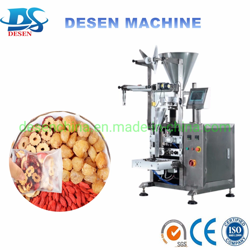 Full Automatic 200g 500g Filling Nitrogen Gas Sugar Ice Cube Packing Machine