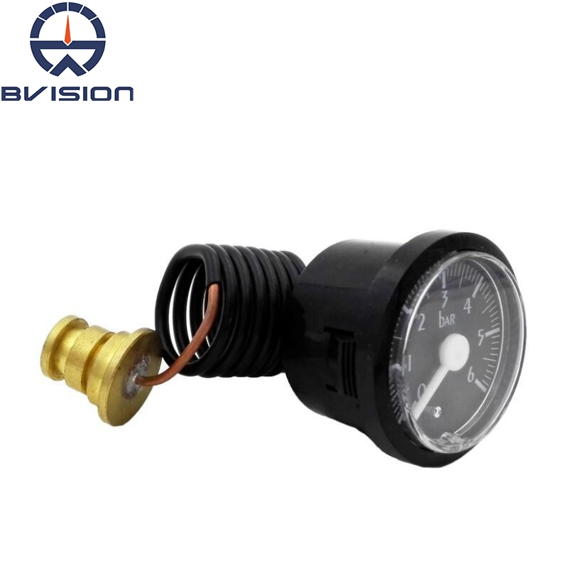 Y40z 6bar Black Pressure Gauge with Capillary for Boiling Water Machine