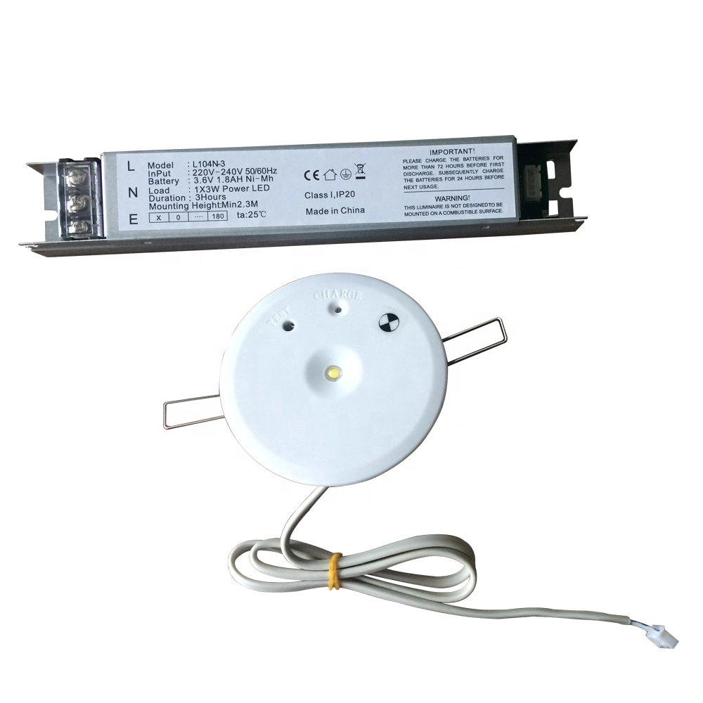 CE RoHS wiederaufladbare Deckenaufladbare LED IP20 wiederaufladbare LED-Leuchte