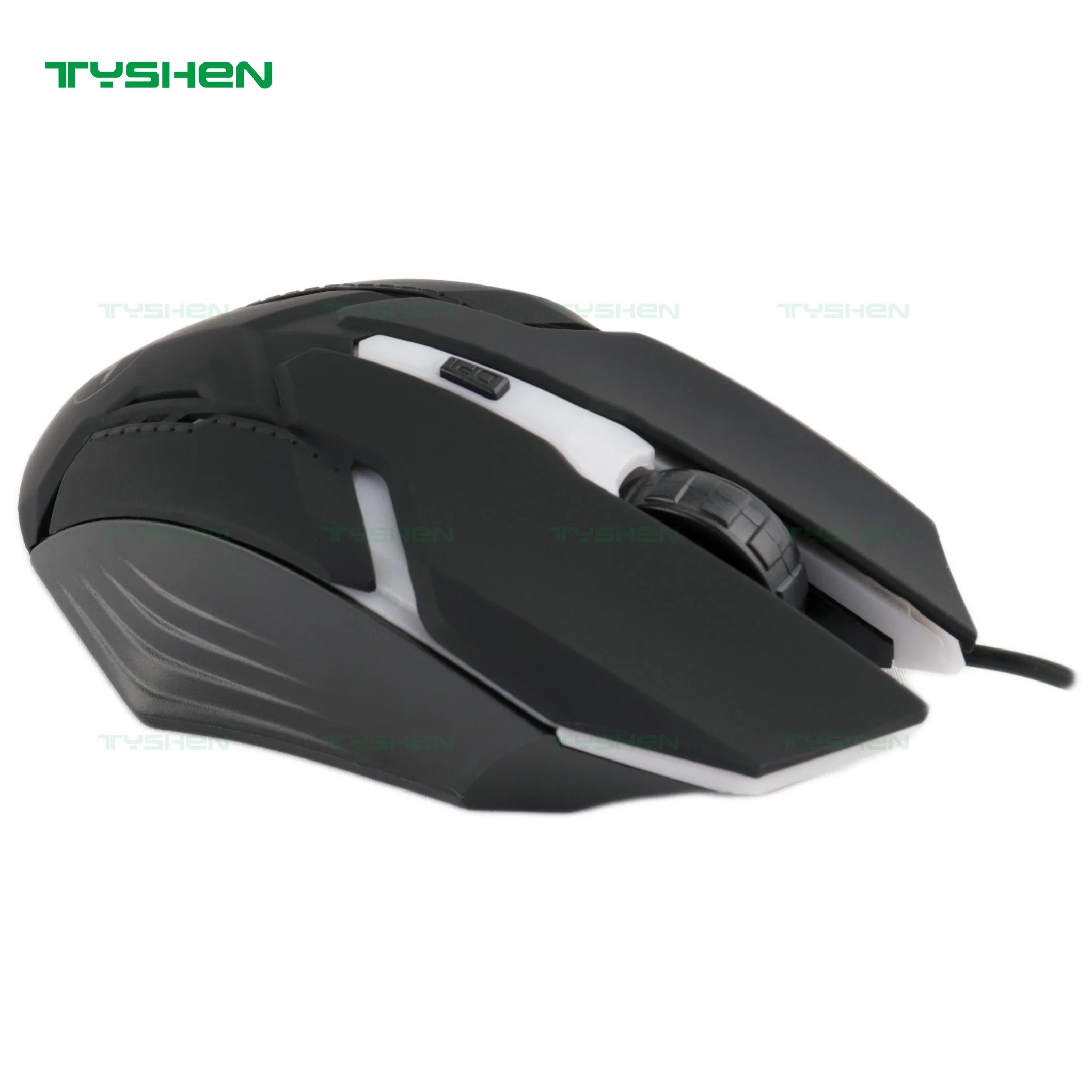 Low-End Gamer Mouse, 6 Buttons, 800/1200/1600/2400 Dpi