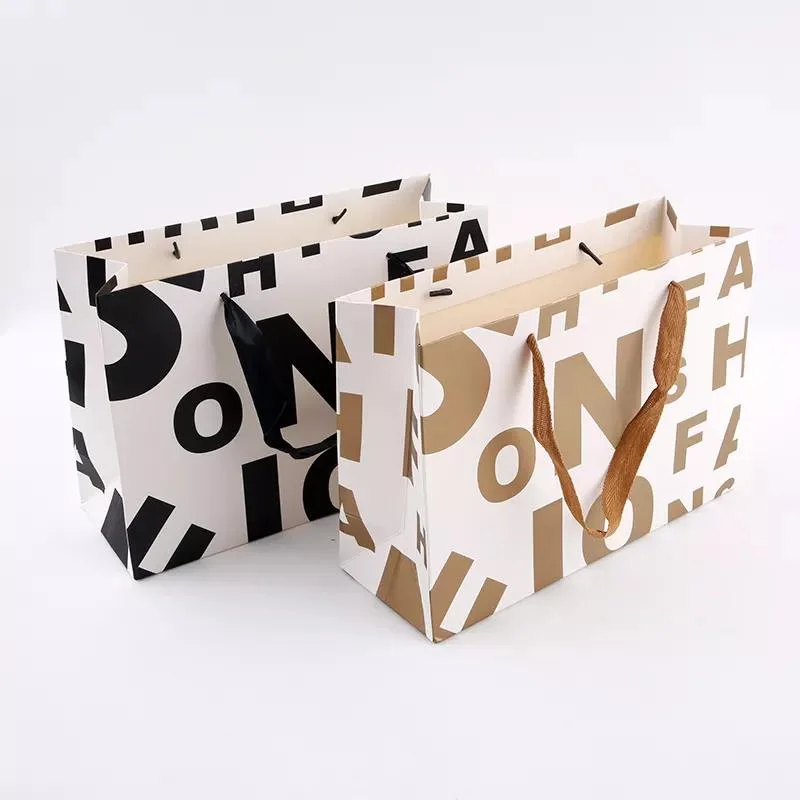 Custom Paper Gift Bags Retail Store Bags Cosmetic Products Shopping Bag