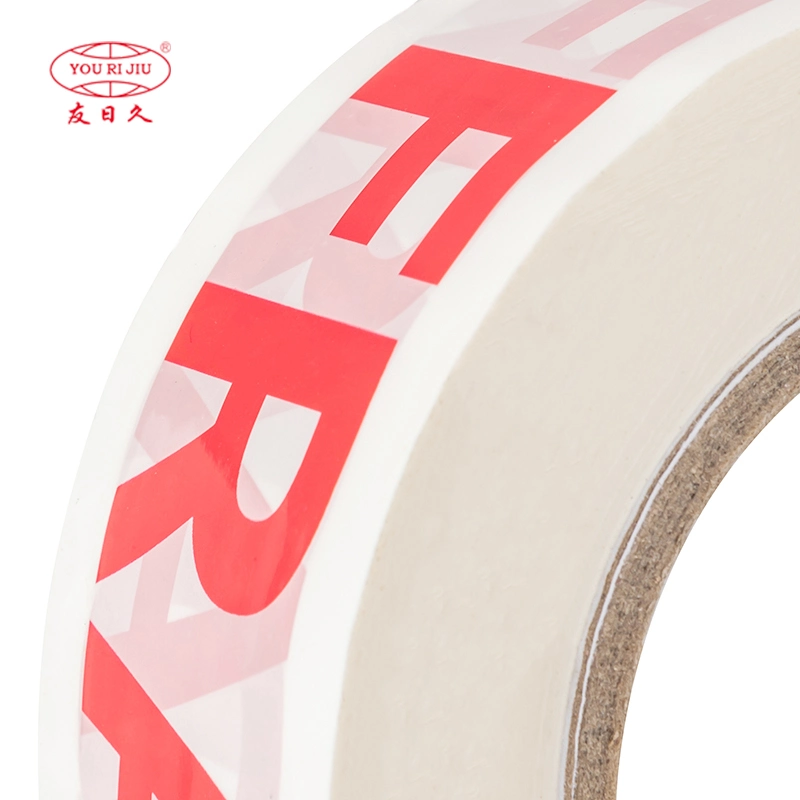 Yourijiu Custom OPP BOPP Acrylic Water-Based Clear Transparent Adhesive Tape Package Shipping Carton Sealing Tape with Logo Color Printed Packing