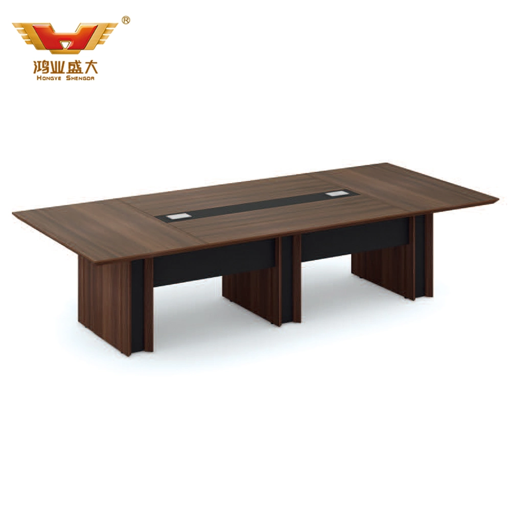 New Design Dark Oak Wooden Meeting Table Conference Table Office Furniture (KT-C0332)