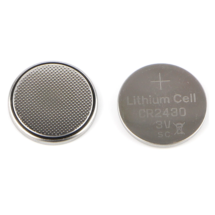 Lithium Battery Cr2430 290mAh Primary 3V Lithium Button Cell Coin Battery for Watch, Calculator, Electronic Notebook, Thermometer.