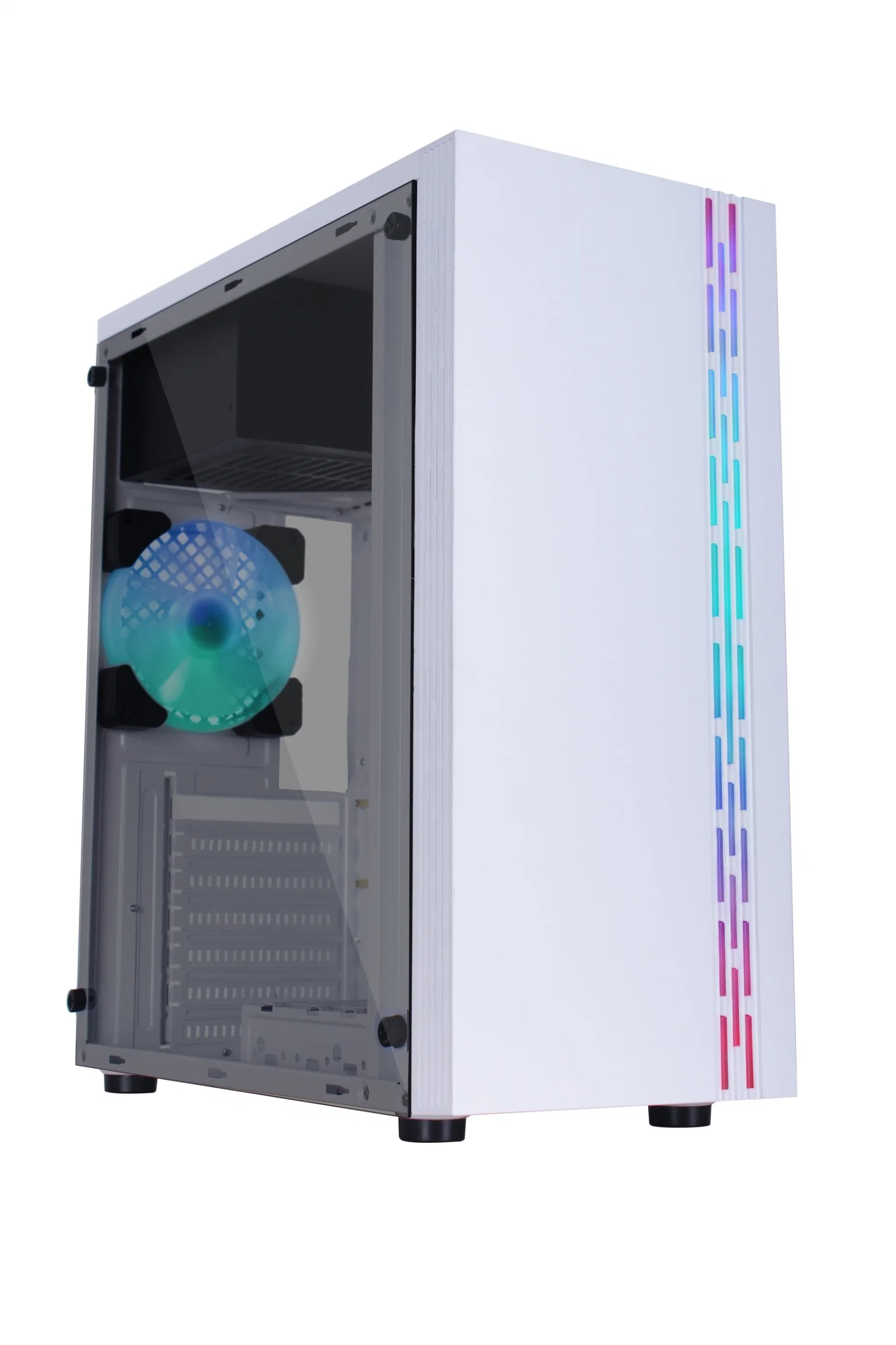 كمبيوتر سطح المكتب ATX PC Tower RGB Glass Computer كمبيوتر سطح المكتب الكمبيوتر المكتبي طراز ATX PC Tower الحالة