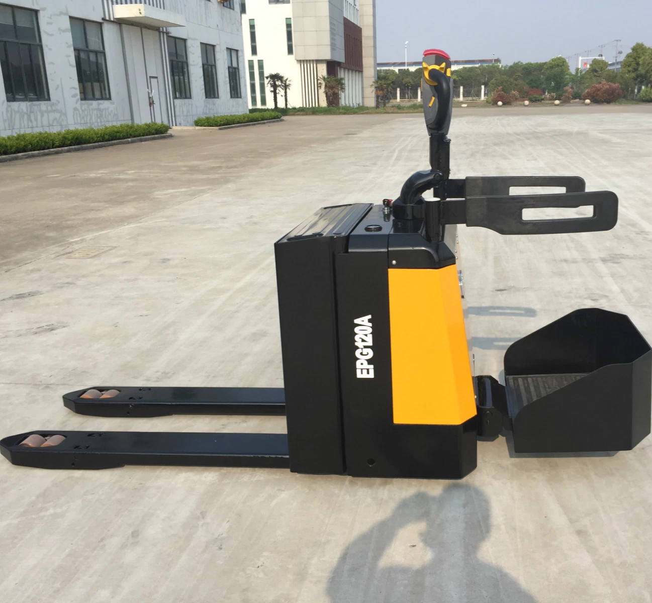 GP Hersteller 1ton 1,5ton 2ton 2,5ton 3000kg Mini Typ Standon Walkie voll elektrische AC DC Powered Pallet Jacks Palettenwagen mit niedrigem Preis, CE-Zertifikat