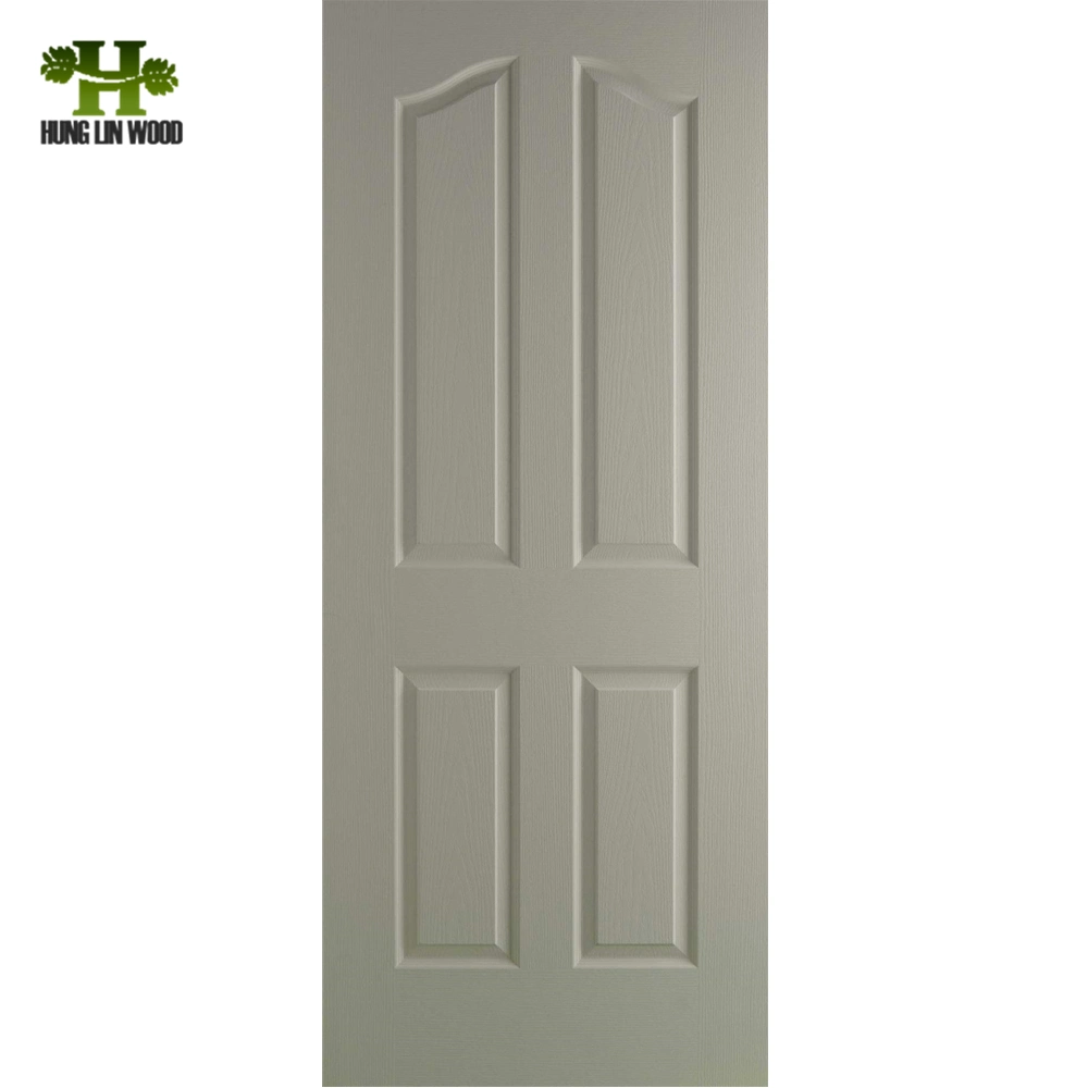 Modern Smooth White Primer Door Skin Moulded HDF