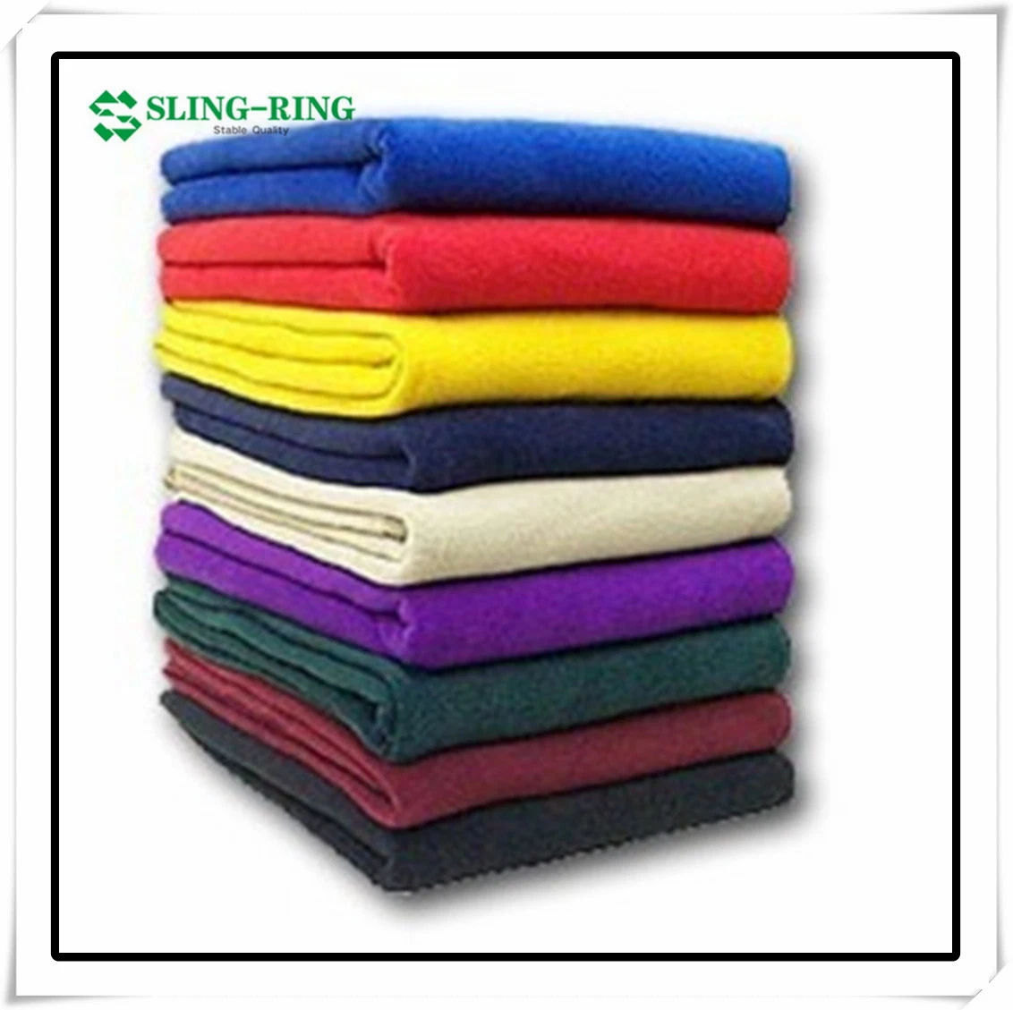 Wholesale/Supplier Custom Rolled up 100% Polyester Plush Backing Sherpa Throw Fleece Baby Blanket for Toddler Baby Children