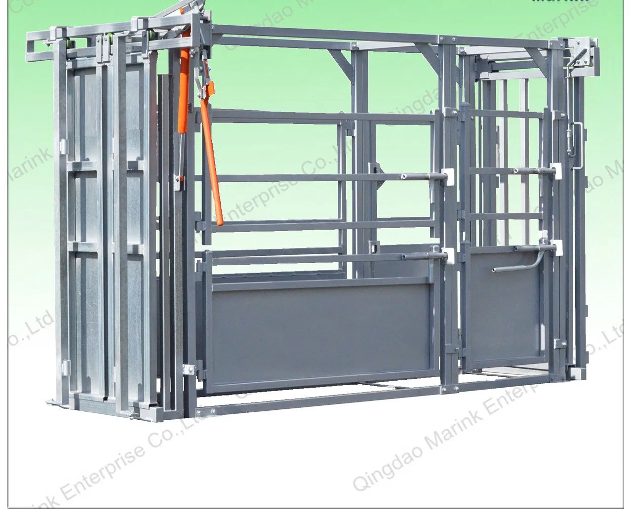 Hot Dipped Galvanised Cattle Squeeze Chute