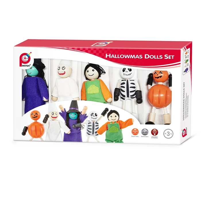 Деревянная игрушка Детский Hallowmas кукол,