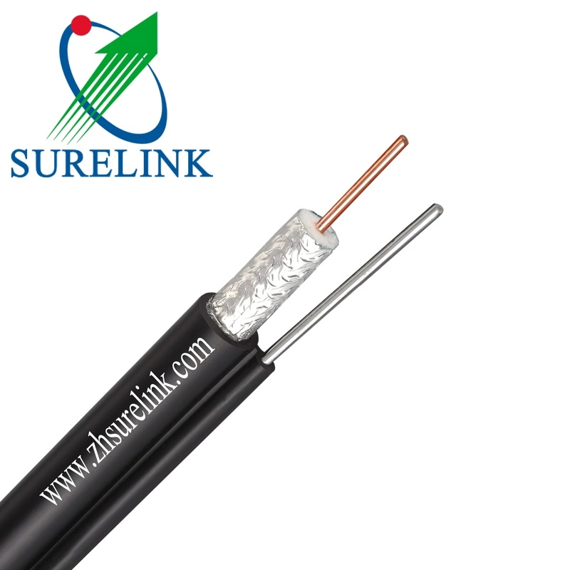 Free Sample Surelink Factory Supply Coax Cable Communication Cable CATV CCTV Camera RG6 Rg11 Rg59 Coaxial Cable