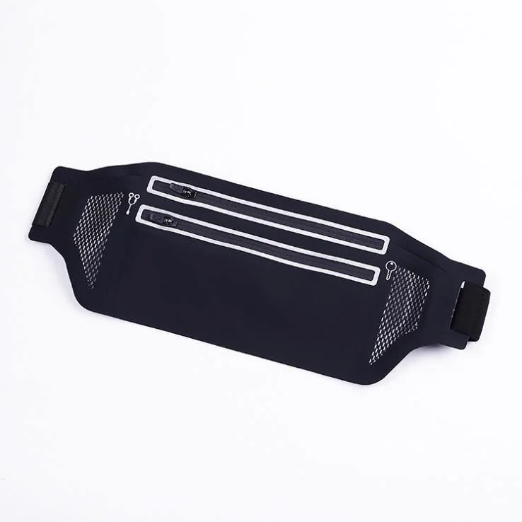 Sac de course à pied taille réglable élastique imperméable coloré Fanny Belt Pack Ci11733