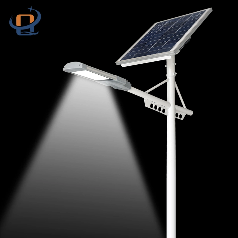 High quality/High cost performance  IP65 Outdoor Shoebox LED Lighting Solar LED Street Light 60W with Inbuilt Batteries