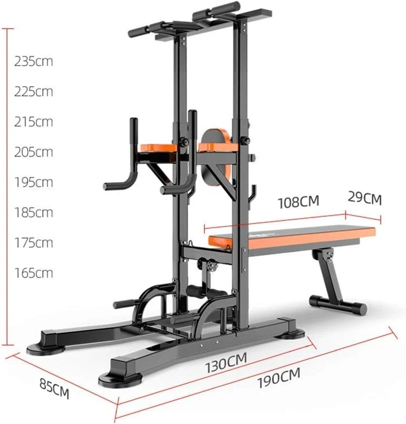 Squat Rack Gewicht Tisch Familie Pull-up Fitness-Tool-Set für Erwachsene Trainingsausrüstung für interne horizontale Stange