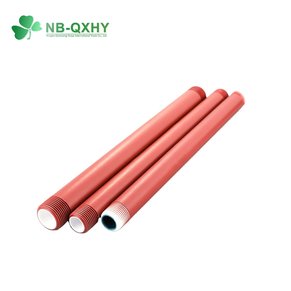 PVC Plastic BS Standard Male Thread CPVC UPVC Water White Pipe