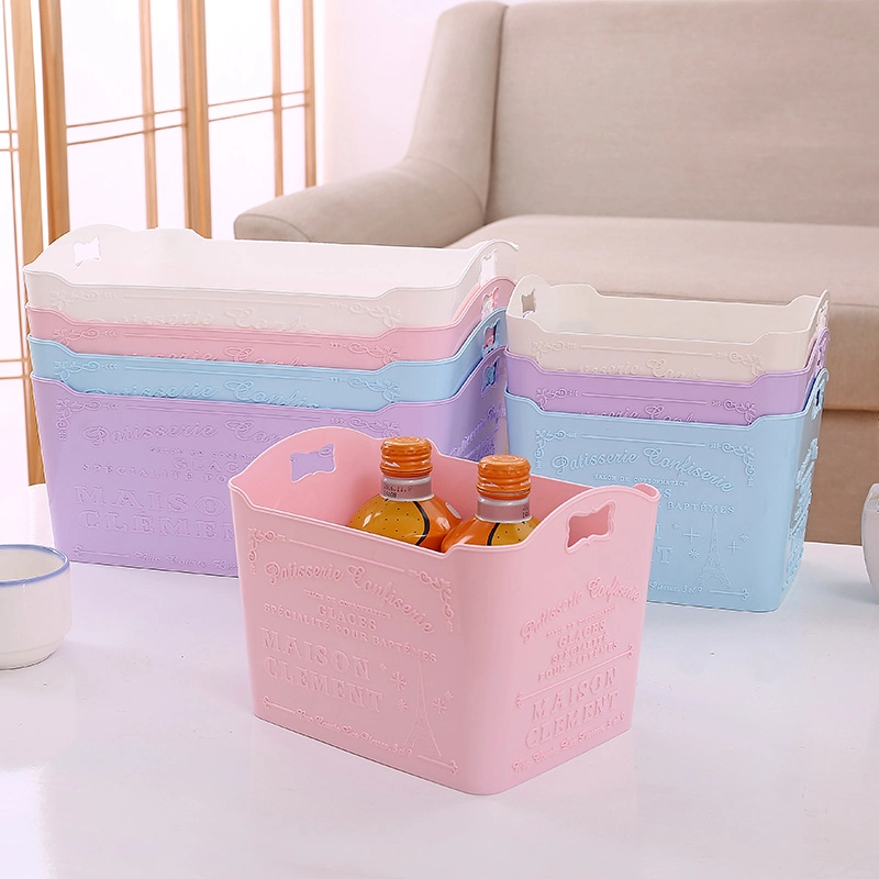 New Product PP Plastic Household Containers Storage Mutiple Colors Surface Embossing