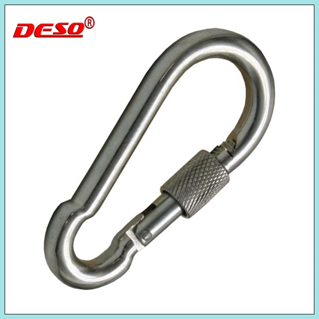 DIN5299 D Locking Clibming Carabiner Snap Hook with Screw