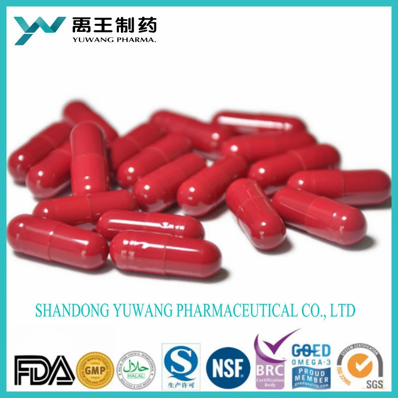 Brc/NSF Yuwang OEM Health Food Multi Plant Hard Capsule 1000mg in Bulk or in Bottle