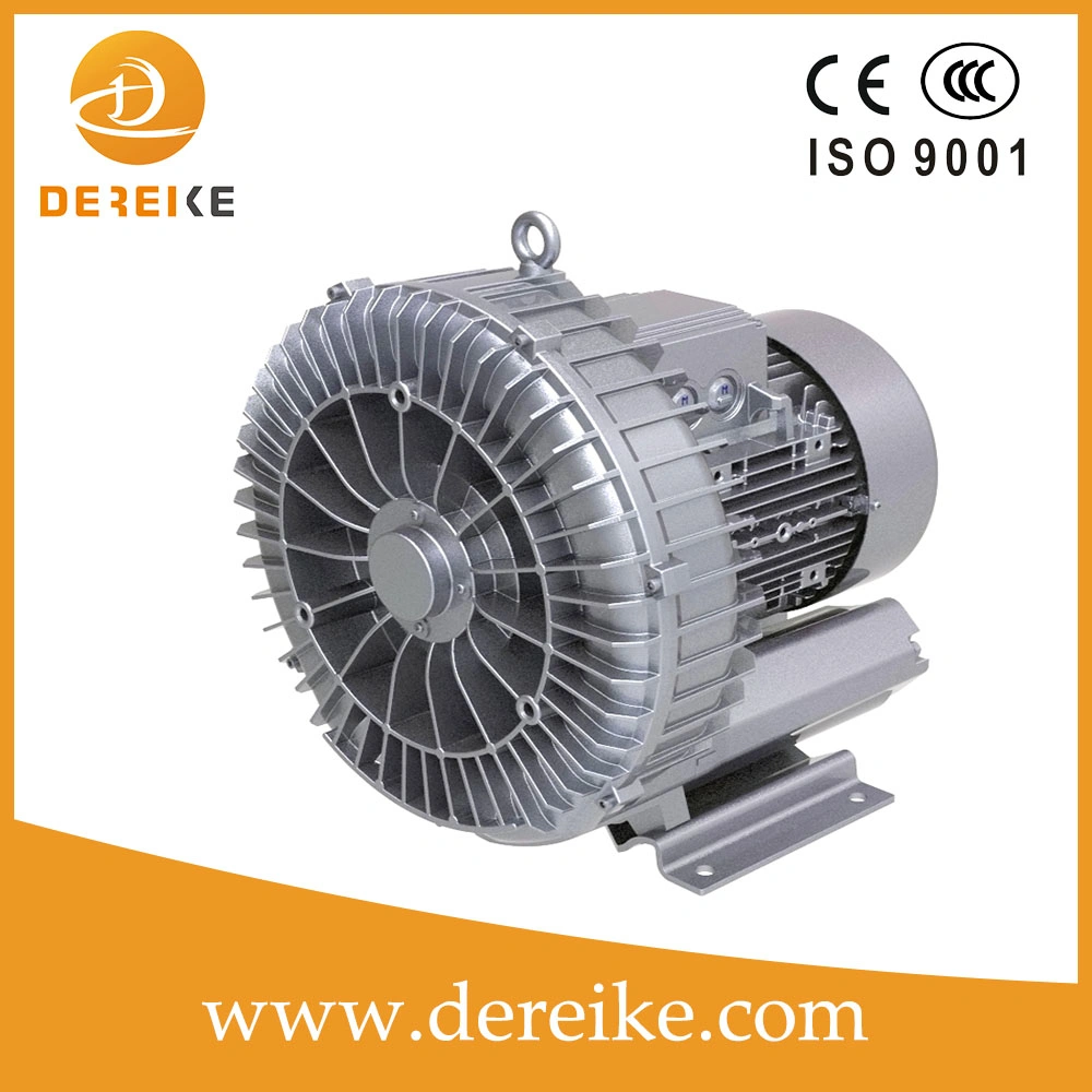 8.5kw Dereike Side Channel Blower Air Blower for Material Pipeline Transportation Made in China