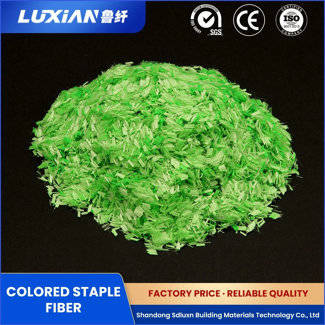 Sdluxn Ordinary Solid Staple Fiber Sample Available Color Regenerated Polyester Fiber China Anti-Distortion Color Recycled Polyester Staple Fiber Suppliers