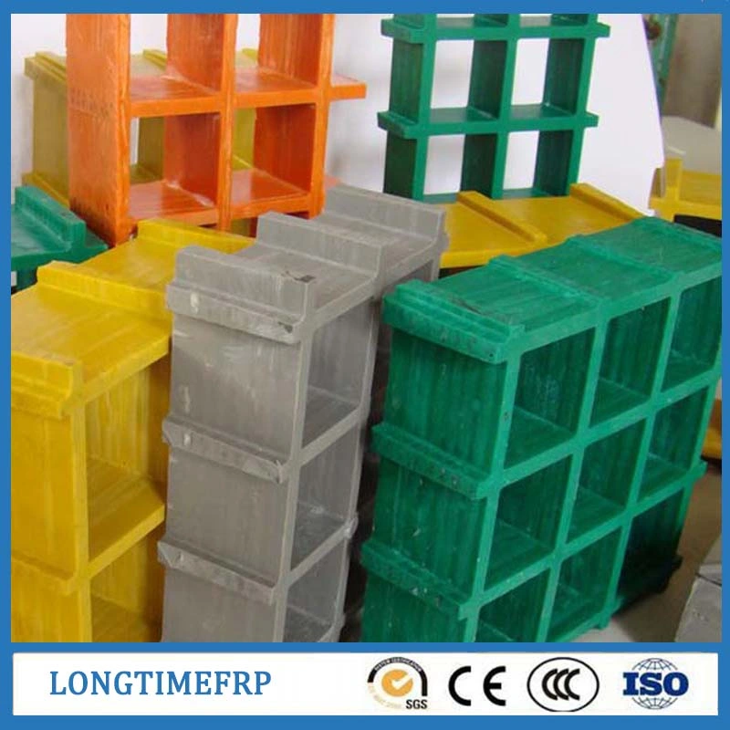 38*38*38 Roof Top Solar Fiberglass Plastic Molded FRP Grating Walkway