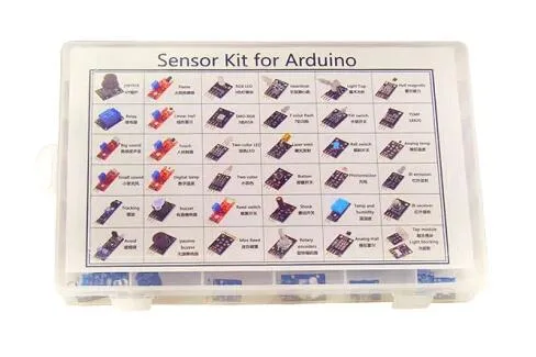 Módulo Electrónico 37 en 1 Kit de Aprendizaje de Módulos de Sensores para Arduino Kit de Inicio