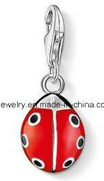 Fashion Jewelry Cute Enamel Red Heart Charm Jewelry Accessory