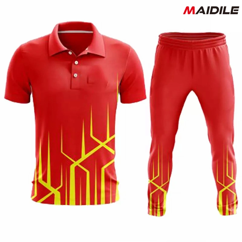 OEM Service Customized Sublimation Cricket Jersey Design Cricket Jersey Cricket Uniform