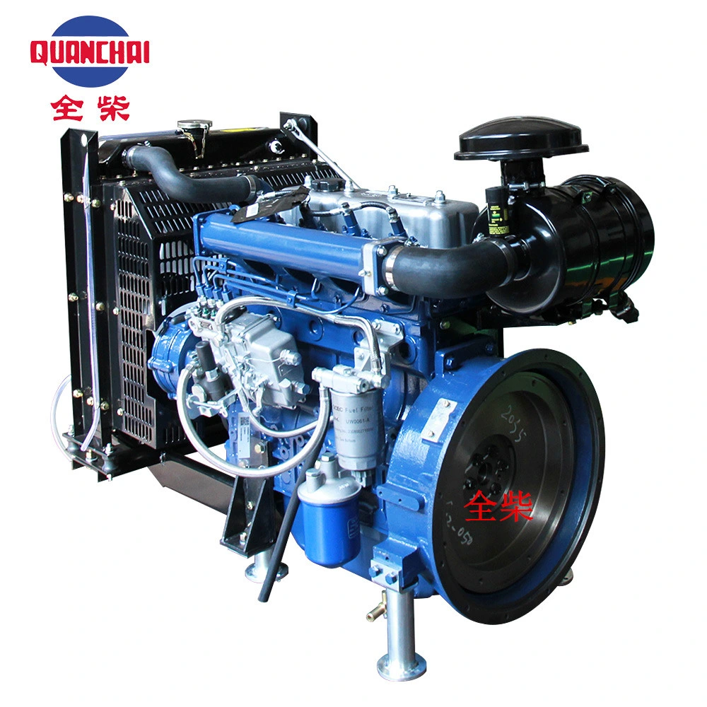 Water Cooling Quanchai Brand 58HP 3000rpm 42kw Water Fire Pump Diesel Motor Engine QC490q