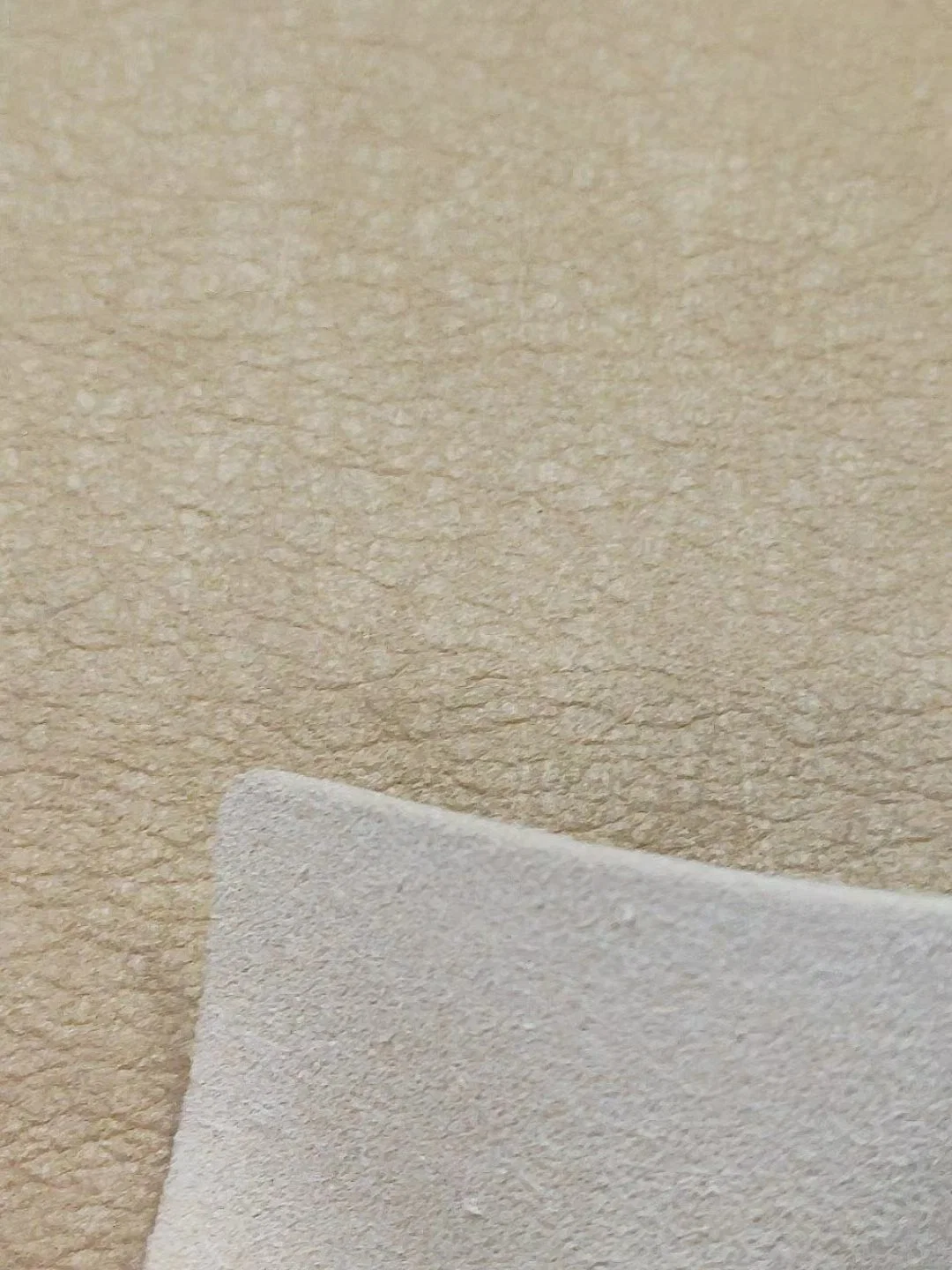 Sostenible de tela de microfibra, tejido sintético forro de microfibra de zapato de cuero