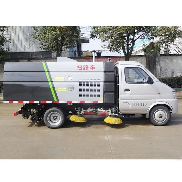 Washing Street Sweeping Vehicle Road Dust Vacuum Road Sweeper Truck