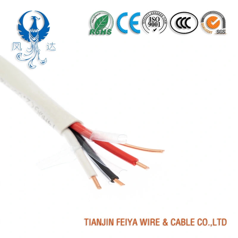 600V Thhn Cable with Black/White/Red Colour Nylon Cover Electrical Wire T90