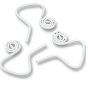 SJ fio descartável reforçado White Spiral saliva Ejector Dental Consumíveis Fabricante grossista