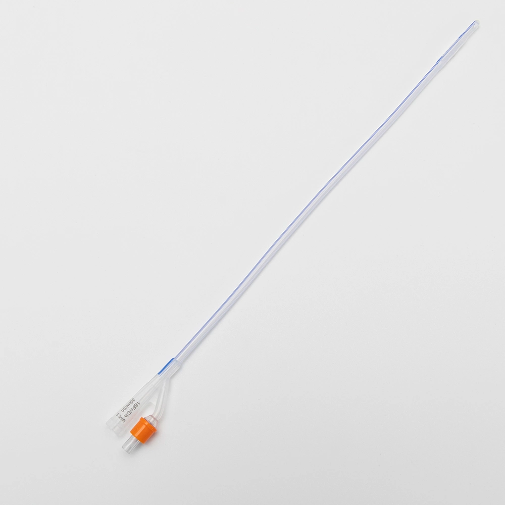 100% Full Silicone Foley Catheters 2-Way 3-Way Drainage Catheter