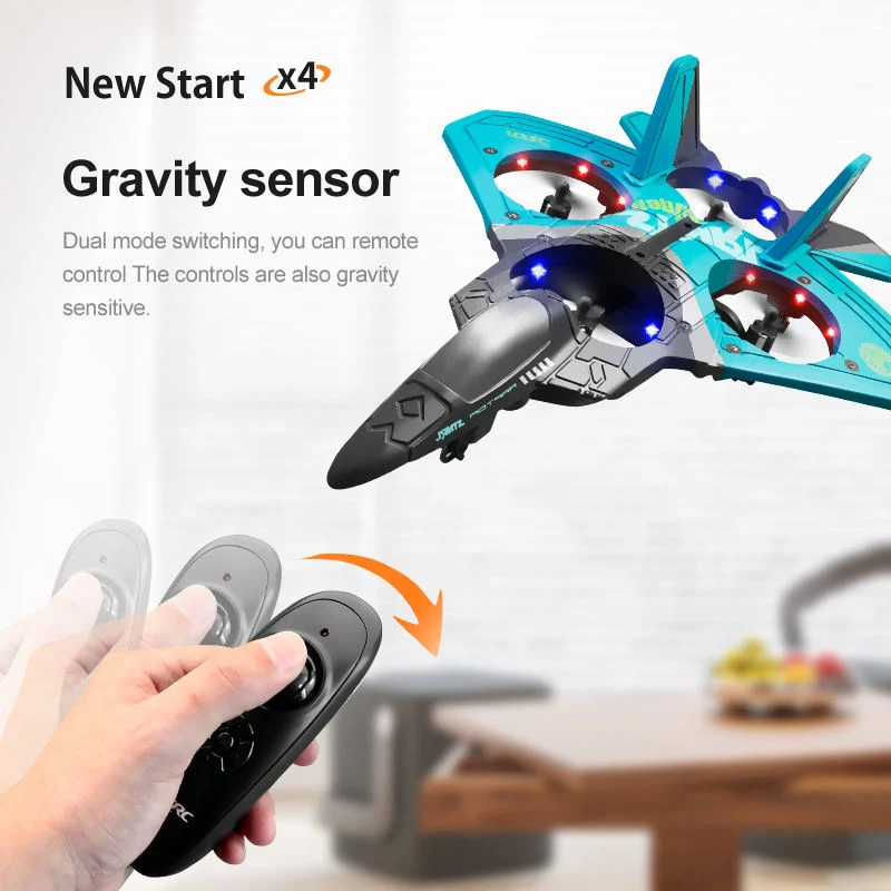 2.4G Aviones Radio EPP Foam V17 Air Flying Glider Remote Control RC Jet Fighter Stunt Plane Airplane Aircraft Model Toy