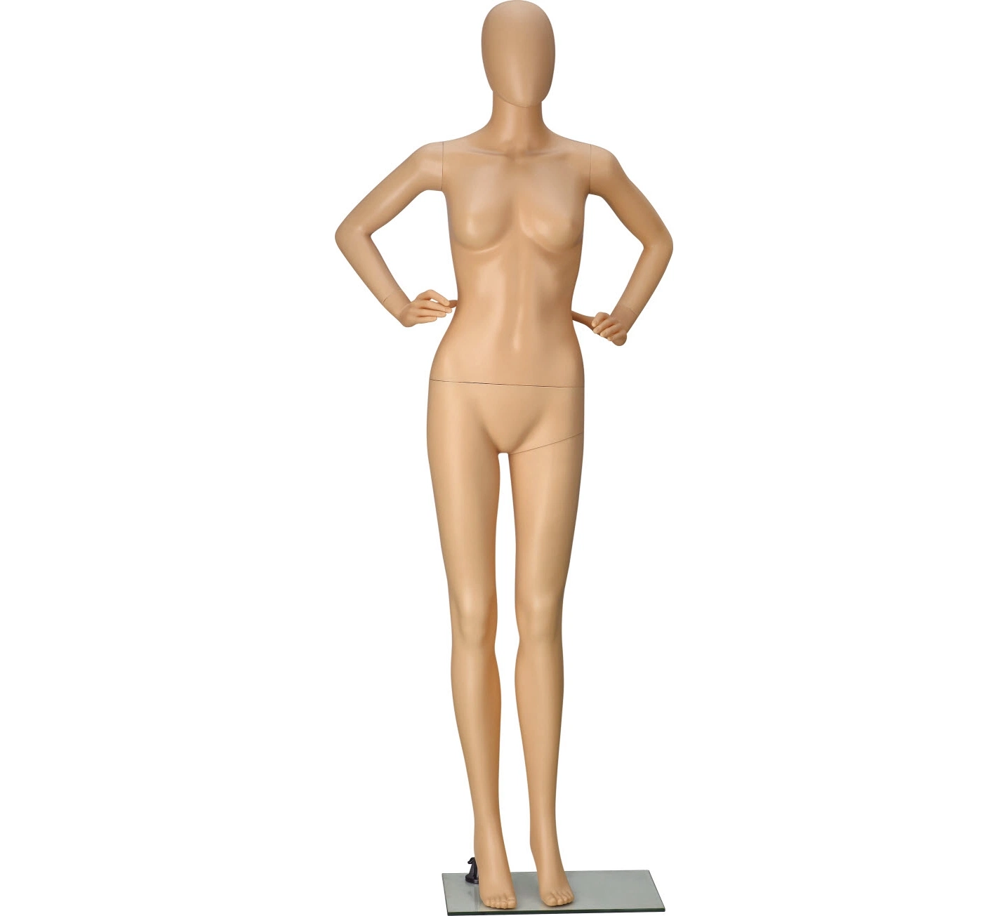 Custom Blowing White Fashion Display Head Sitting/Standing Female/Male Mannequin