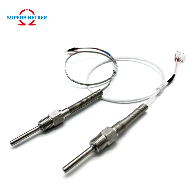 Sonde thermocouple type K à thermocouple Simple sonde de température de l'aiguille de type E la ligne de température du capteur de température petite cylindrique