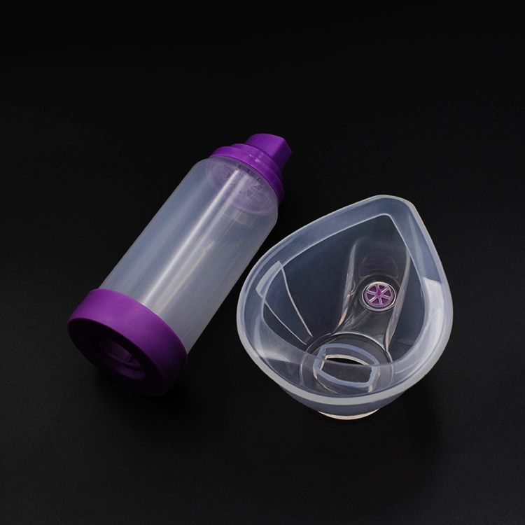 ABS 175ml Medical Antistatic Respiratory Treatment Device Portable Inhaler for Aerosol Spacer