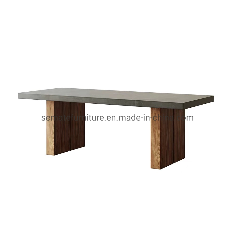 Factory Supplier Customized Dining Room Furniture Large 87" Rectangle Wooden Dining Table for Home/Hotel/Restaurant/Bar/Coffee