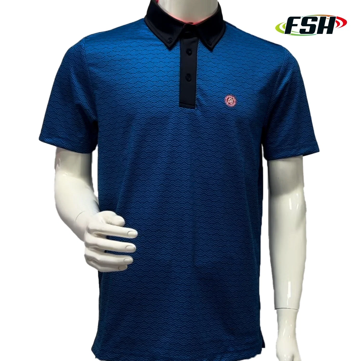 High quality/High cost performance Custom Jersey Embroidered Print Breathable Short Sleeve Polo Shirt