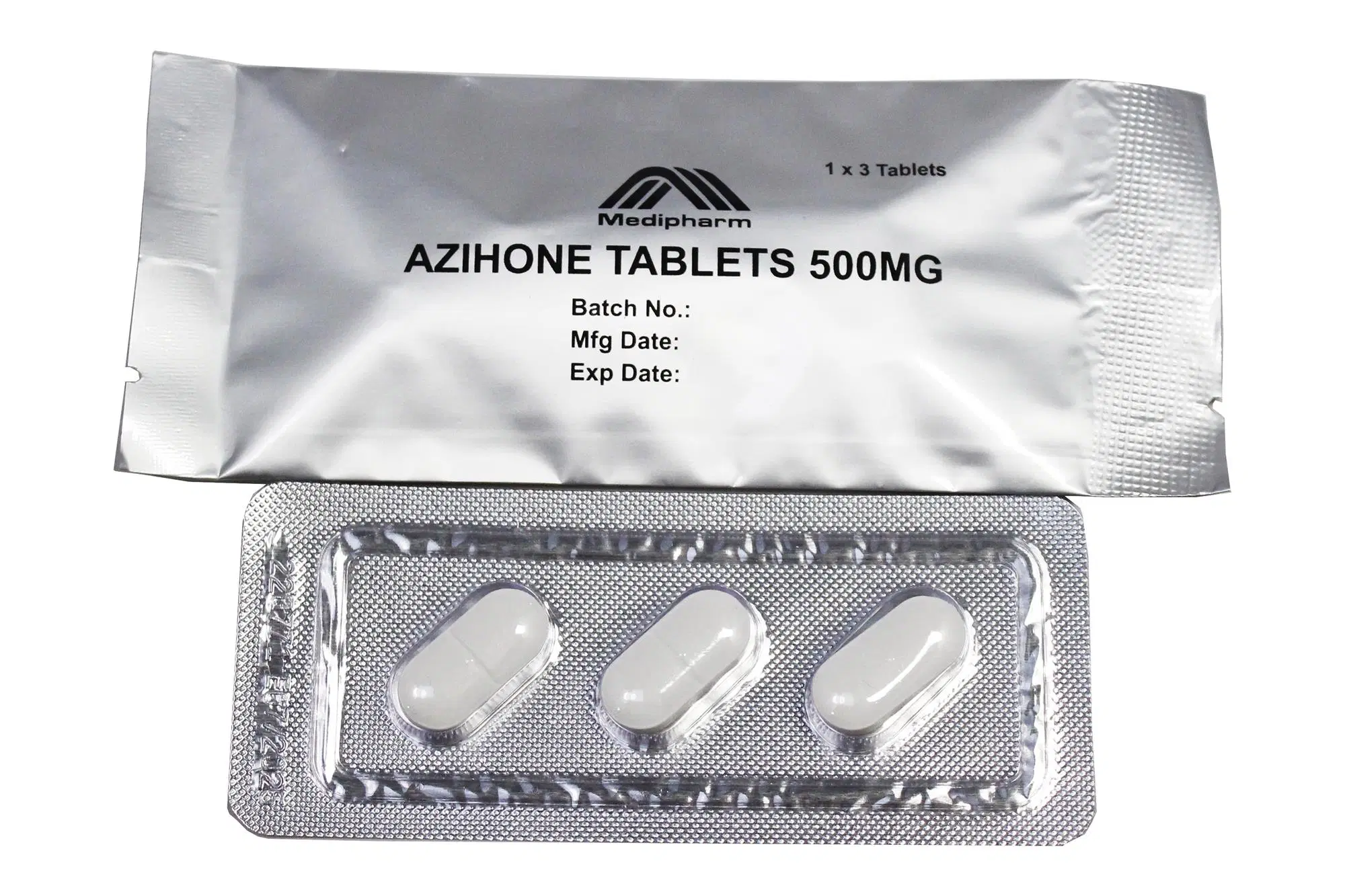 Antibiotic Medicine Azitrocin/Azithromycin Tablet 500mg with GMP