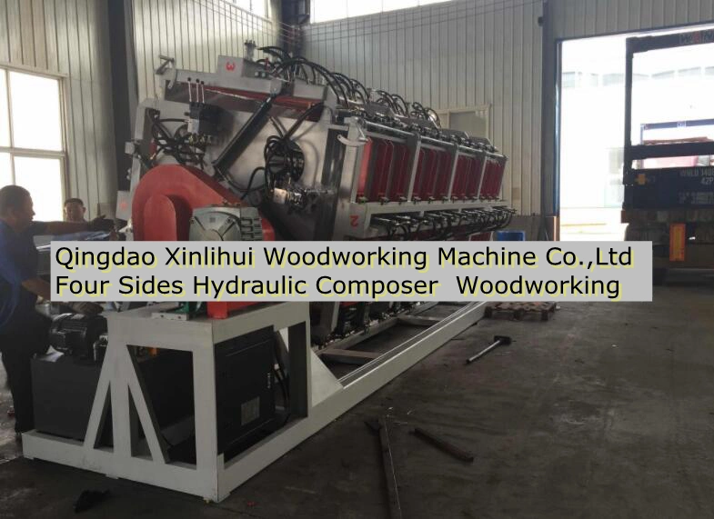 Four Side Hydraulic Composer Woodworking Machine/ Wood Hydraulic Rotary Composer Machine