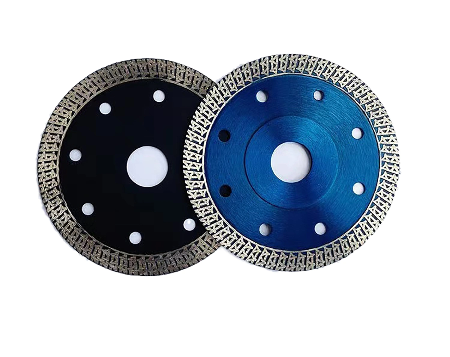 E-Well 110/115/125mm Hot Pressed Turbo X-Shaped Diamond Marble Saw Blade Diamond Cutting Disc for Tile Ceramics