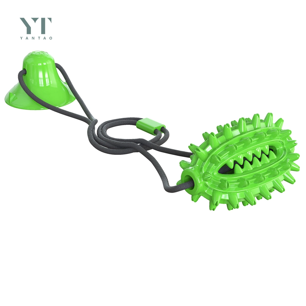 Usine de vente en gros de haute qualité Dinosaur Egg Teething Stick Chewable Brosse à dents pour chiens jouets pour chiens