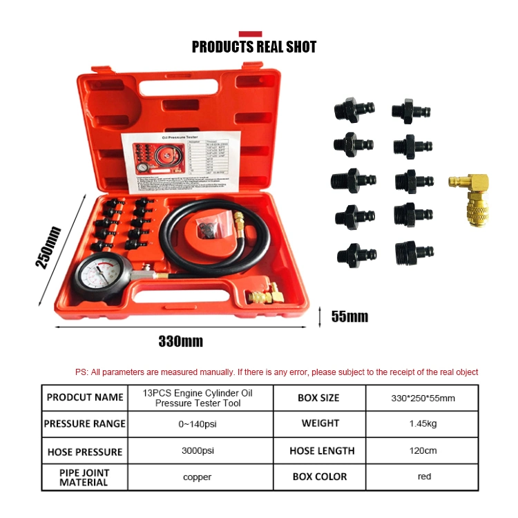 Multifunctional Engine Cylinder Oil Pressure Tester Tool