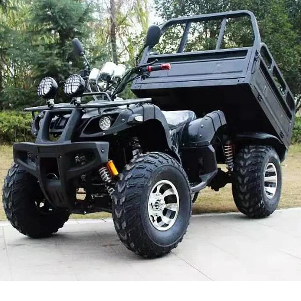 Automatic Chain Drive Farm ATV 125cc 200cc 250cc Quad ATV 4X4 Cargo with Trailer Shaft Drive ATV