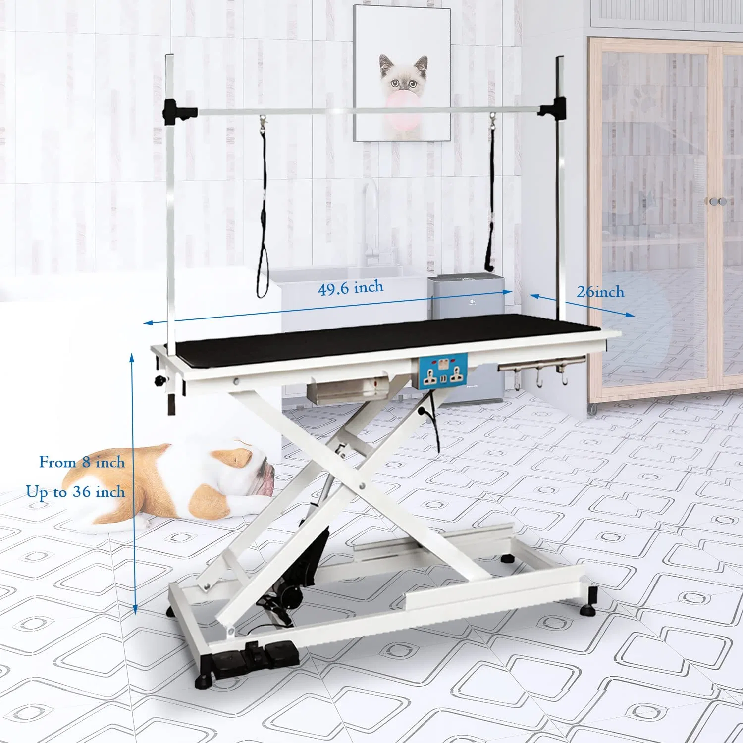 Pet Hospital Pet Grooming Salon Electric Dedicated Lifting Grooming Table