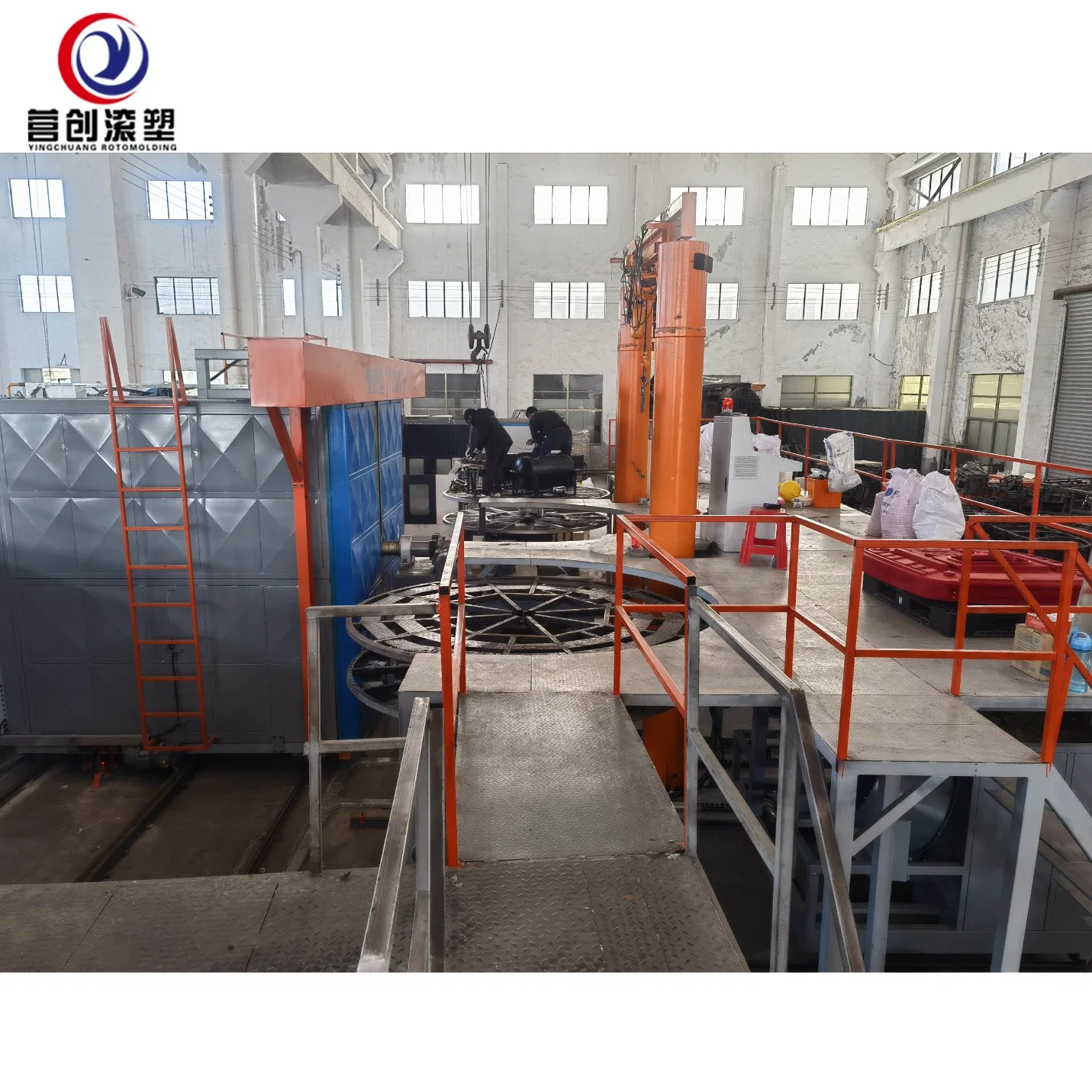 High quality/High cost performance Multifunction 3 Arm and 4RAM Rotomolding Machine for Sale Roto Moulding Machine